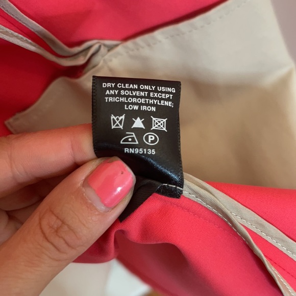 Lafayette 148 open oversized blazer salmon - Picture 8 of 11